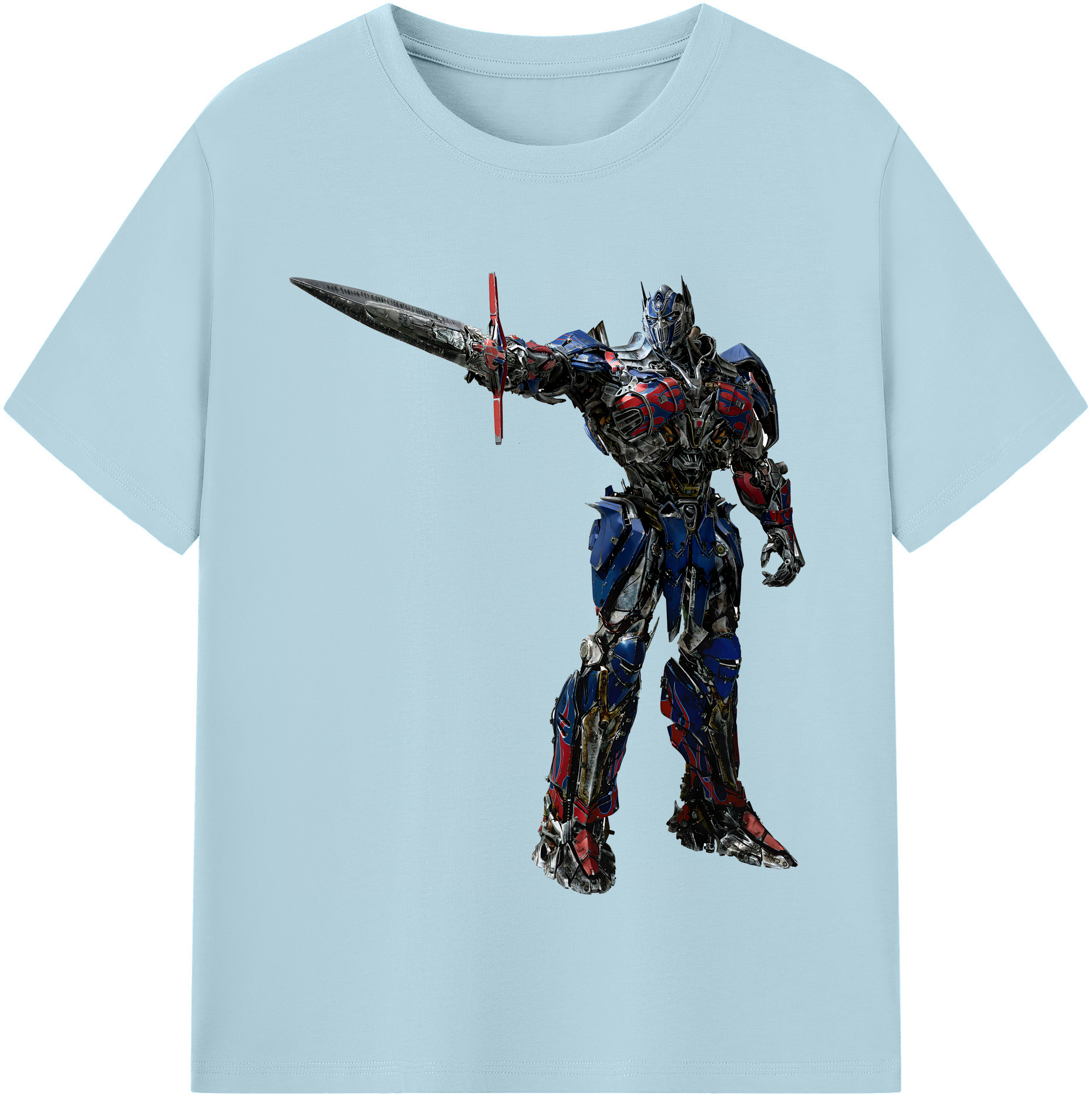 （画像用） Transformers トランスフォーマー 綿100％半袖Tシャツ（フロントプリント）